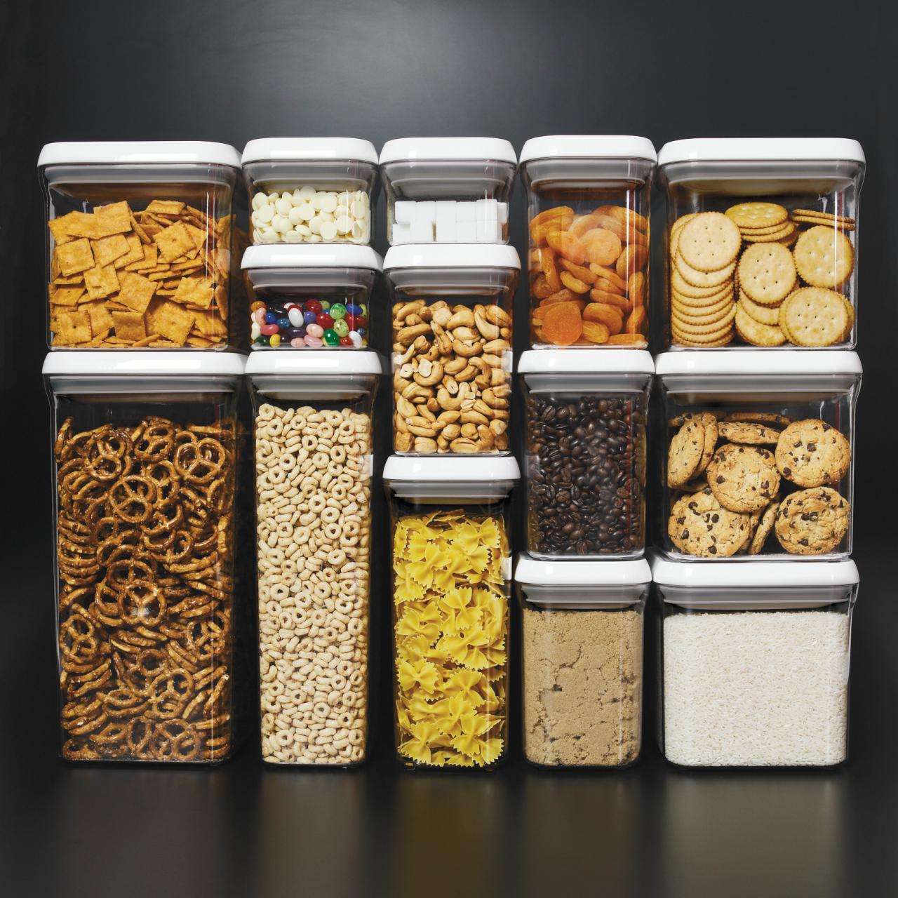 Как да организираме контейнери за съхранение на храна