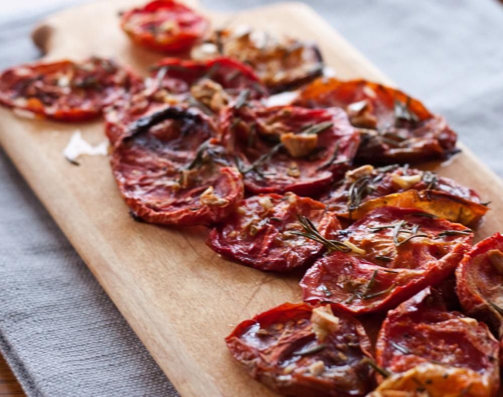 Sun Dried Tomatoes in the Oven