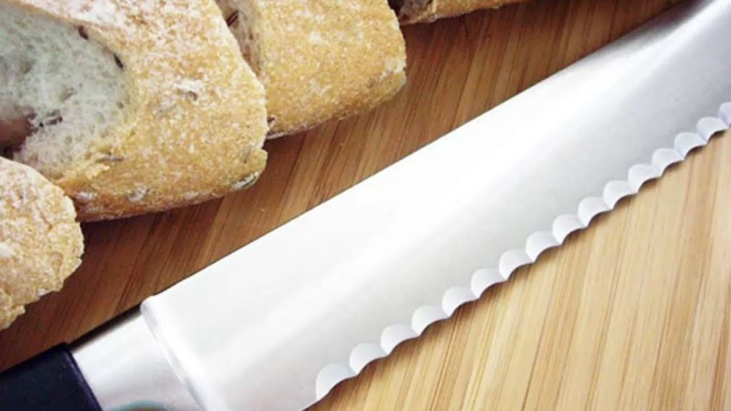 Заточить нож для хлеба