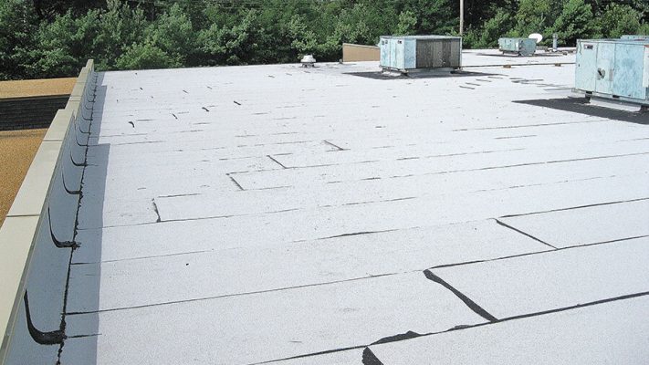 Tirdzniecības jumtu remonts