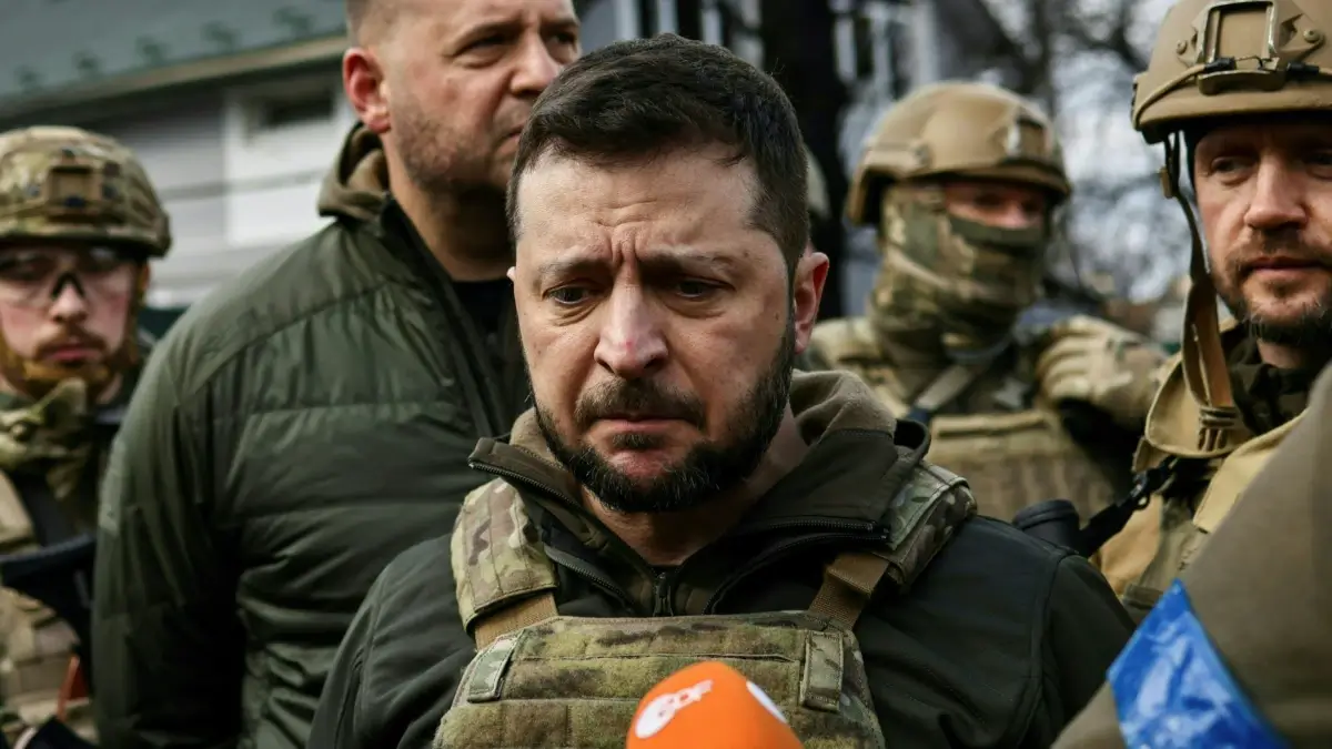 Prezydent Ukrainy Zełenski twierdzi, że Bachmut nie jest okupowany przez Rosję