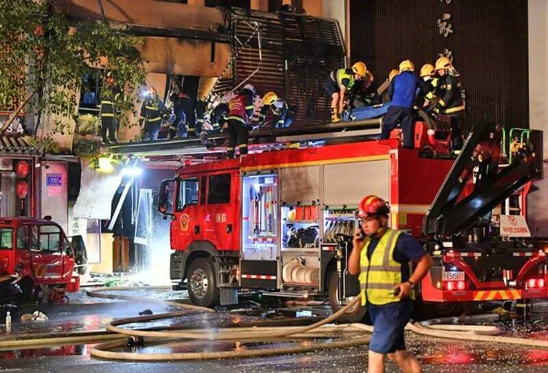 Gāzes sprādzienā ķīniešu restorānā iet bojā 31 cilvēks un vairāki ievainoti