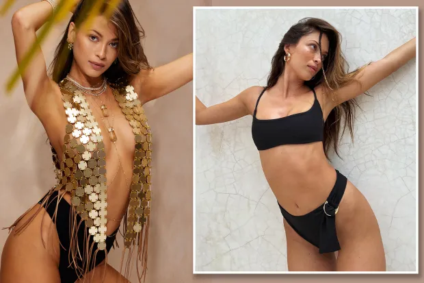 Cassie Amato Jewelry Campaign: Dazzling in Gold Coin-Style Waistcoat