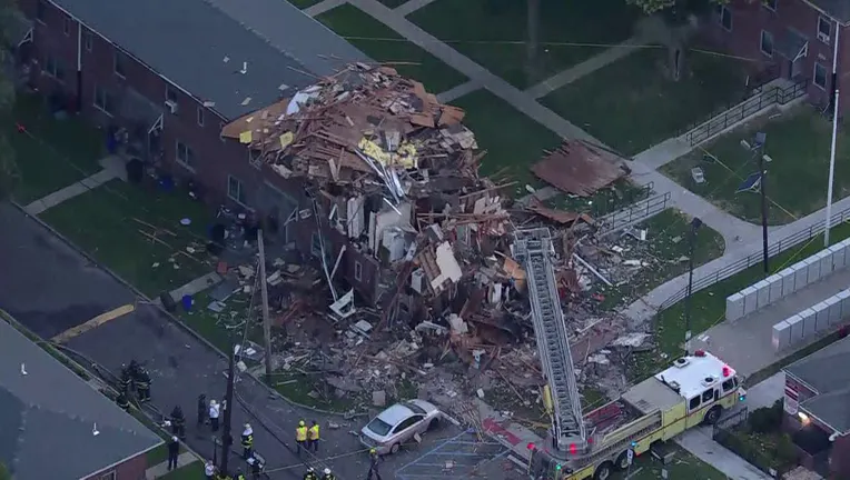 Zawalenie się budynku Newark: następstwa eksplozji w New Jersey