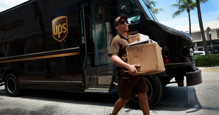 UPS Werknemers saamtrek