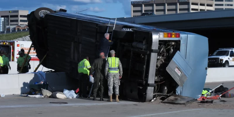 Akibat Kecelakaan Bus Indiana