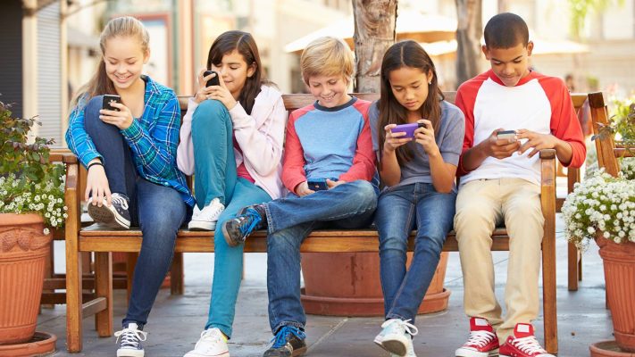 Skador av användning av sociala medier hos barn