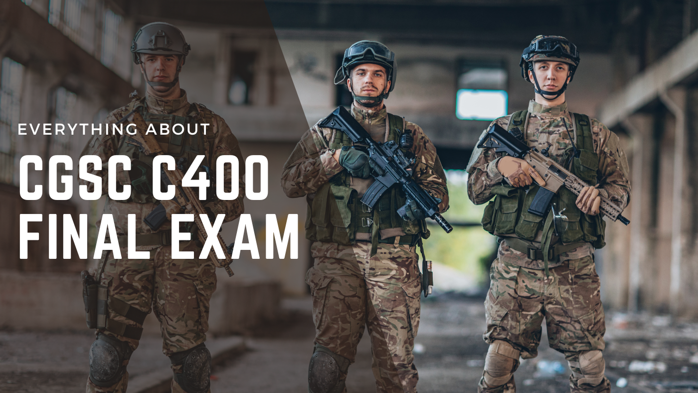 CGSC C400 Final Exam