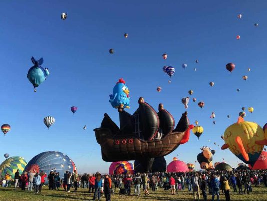 Albuquerque Balloon Fiesta-spektakel