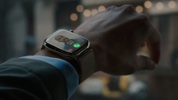 Apple Watch Series dvojitým klepnutím