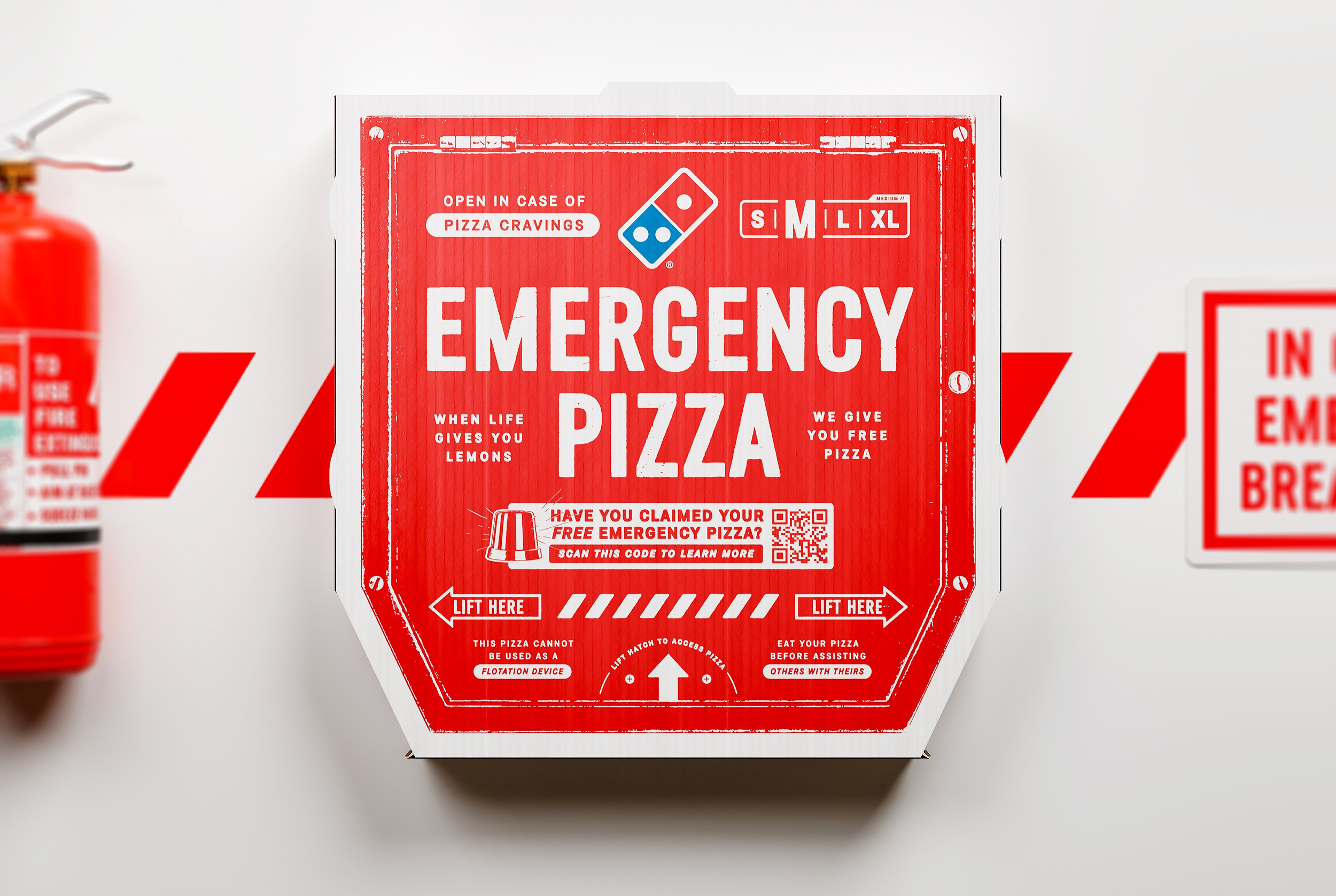 Domino's 'Emergency Pizza' Ji bo Wan Demên Neçaverê Dest pê kir!