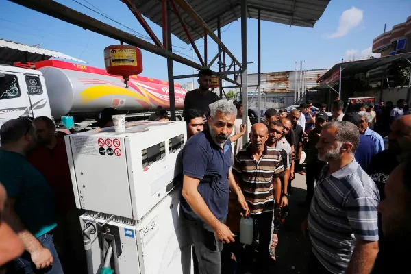 Falta de combustible a Gaza
