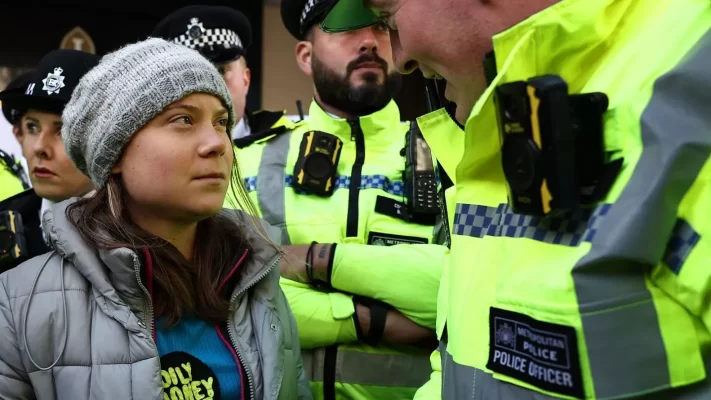 Greta Thunberg gearresteerd