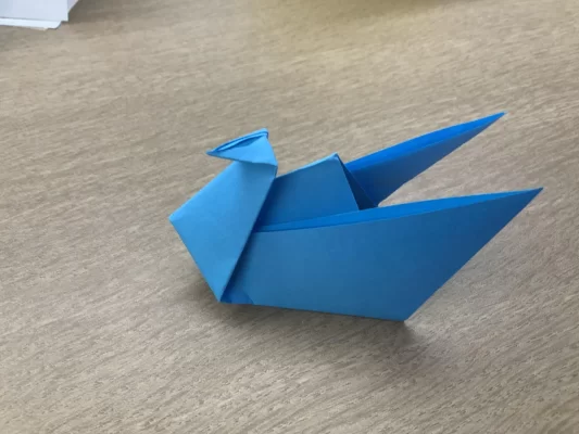 Ako vyrobiť origami vtáka
