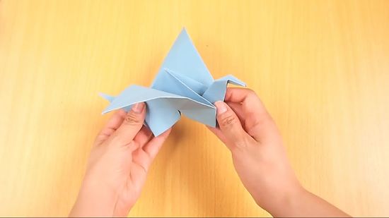 Оригами кушун кантип жасоо керек
