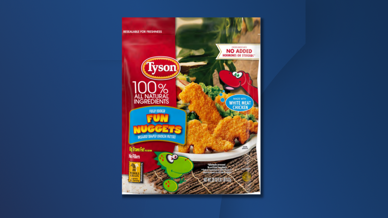 Urgent: Tyson Recalls Dino-Shaped Chicken Nuggets Over Metal Concerns
