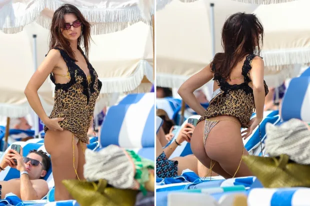 Ipinagmamalaki ni Emily Ratajkowski ang Hindi Kapani-paniwalang Figure sa Tiny Bikini Sa Miami Beach Trip