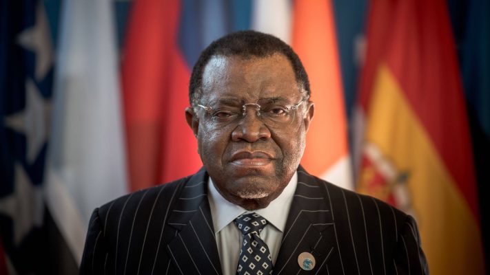 Il presidente della Namibia Hage Geingob