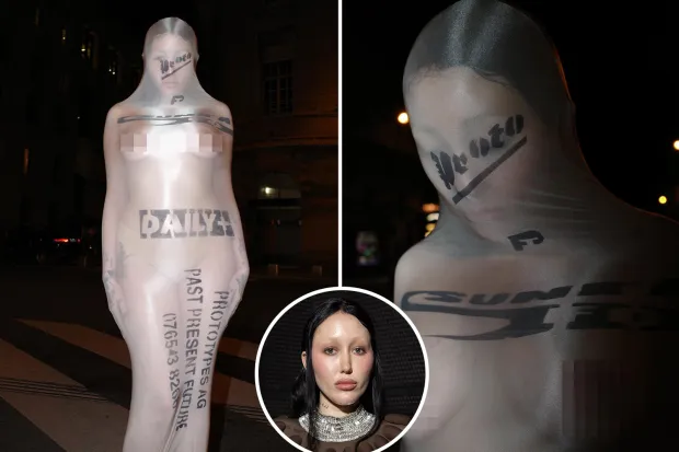 Noah Cyrus traspasa los límites de la moda con un atuendo transparente