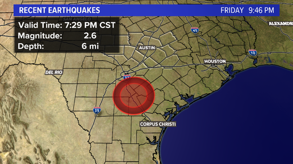 Terremotos en el sur de Texas sacuden a residentes hasta Austin