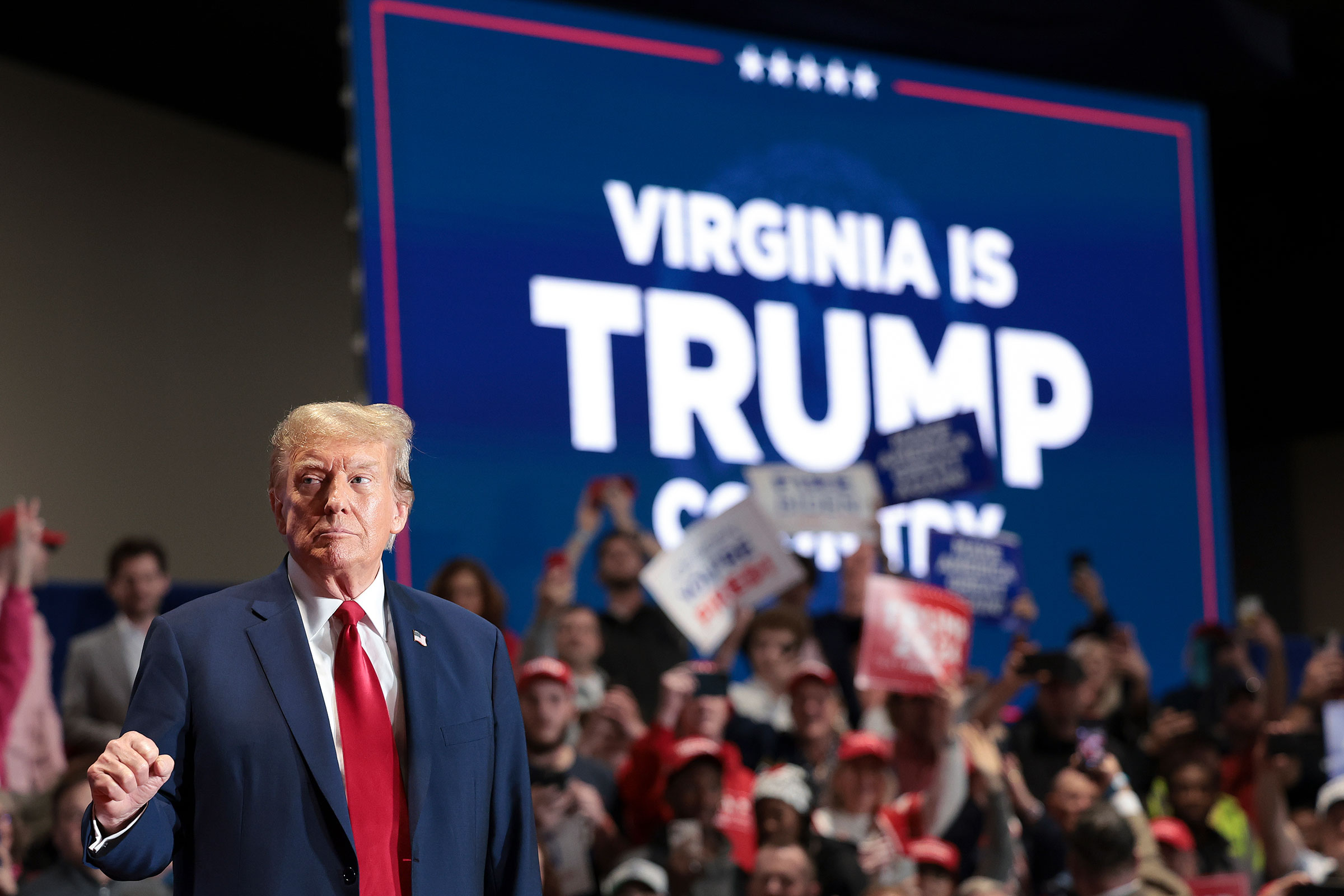 Primarne volitve republikanske stranke Virginije odločene, ko je Trump zmagal