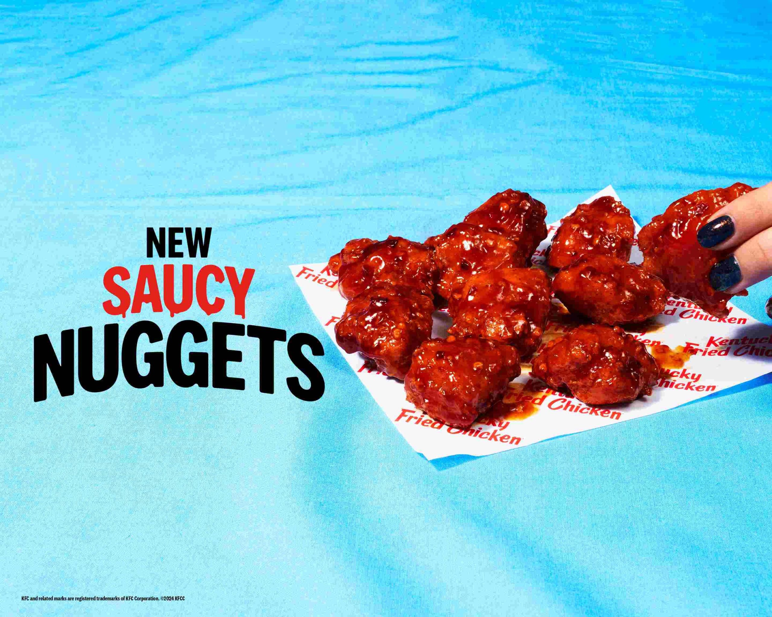 KFC의 새로운 소스 너겟(Saucy Nuggets)은 맛을 한 단계 더 끌어올렸습니다.