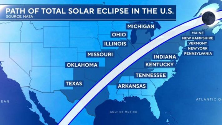 Мапи за затемнување на Сонцето